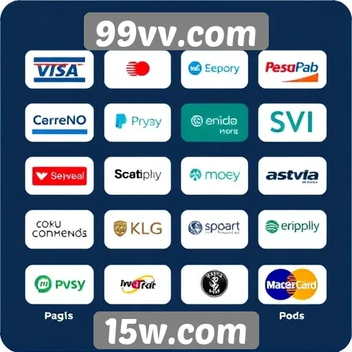 Métodos de pagamento aceitos no 99vv.com